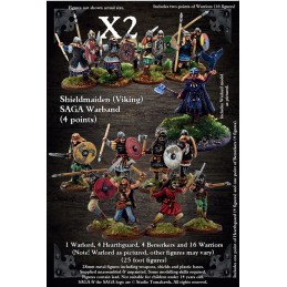 GB SSB25 Shieldmaiden Warband (4 Points) - BADGER GAMES