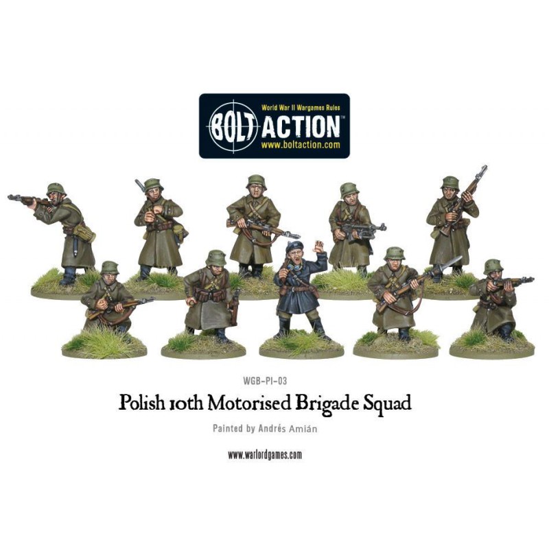 Bolt Action: Polish 10th Motorised Brigade Squad