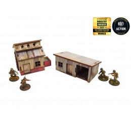 WW2 Normandy Small Sheds w....