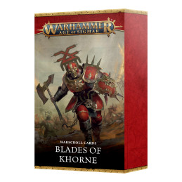 WARSCROLL CARDS: BLADES OF...