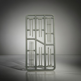 Wypraska drążków i włóczni...