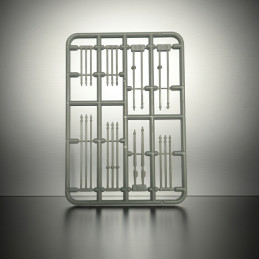 Wypraska drążków i włóczni...